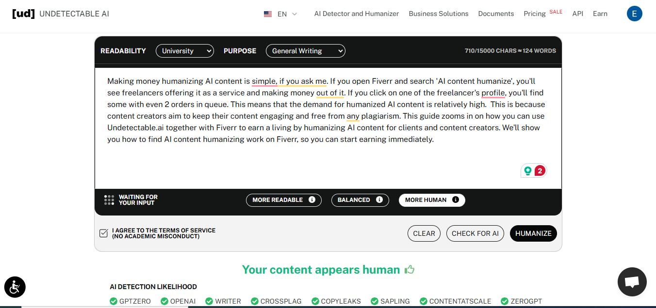 How To Make Money Humanizing AI Content With Undetectable.ai: A Step-by-Step Guide.