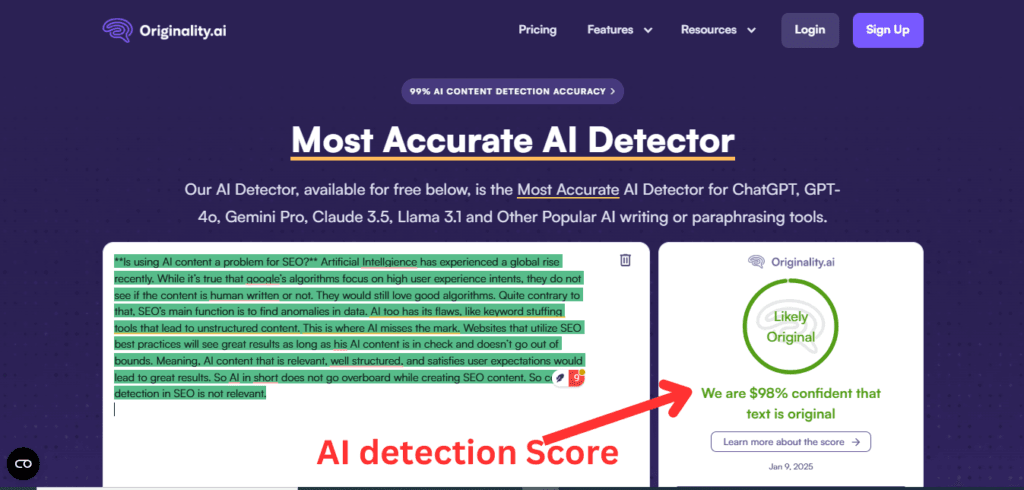 AI hustle detector