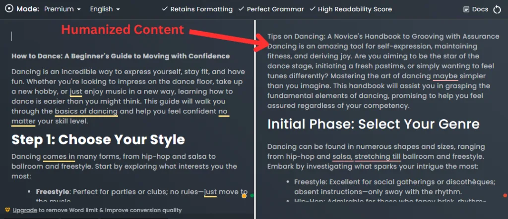 AI hustle detectors