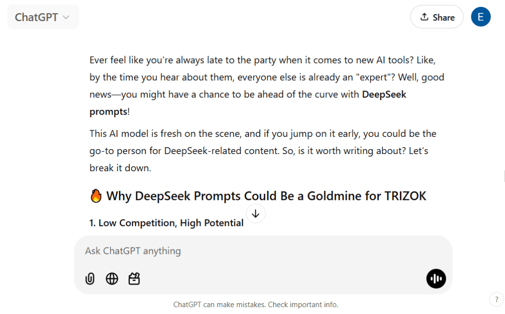 Chatgpt prompt to humanize text.